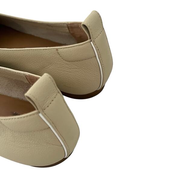 Everlane The Italian Leather Day Glove flats7.5 cream minimalist Quiet luxury - Picture 7 of 10